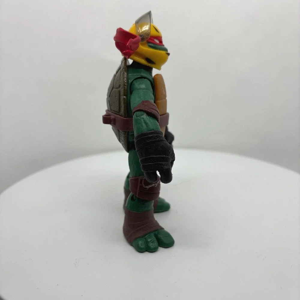 TMNT Raphael Action Figure 2012 Viacom Playmates Green Red Yellow Helmet 4.5